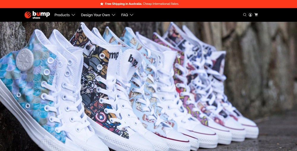 Bump Shoes Global Banner
