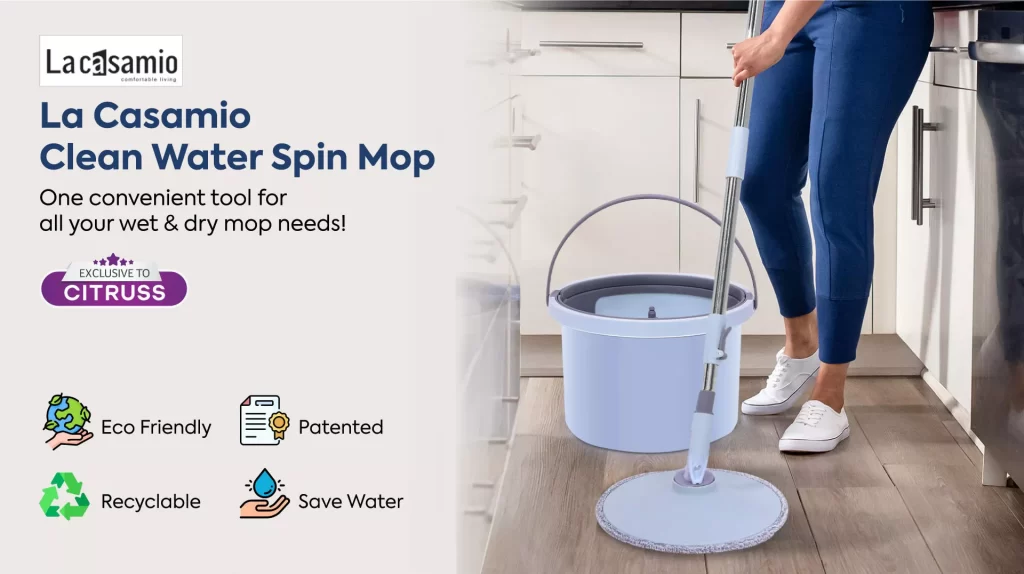 La Casamio Clean Water Spin Mop