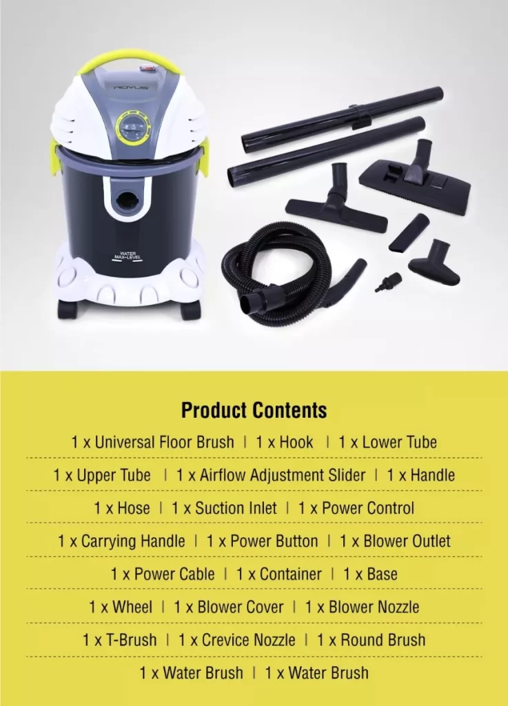 Rovus Victor Wet & Dry Vacuum Cleaner