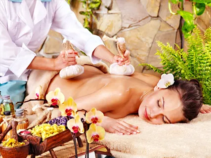 SPA Массаж травяными мешочками