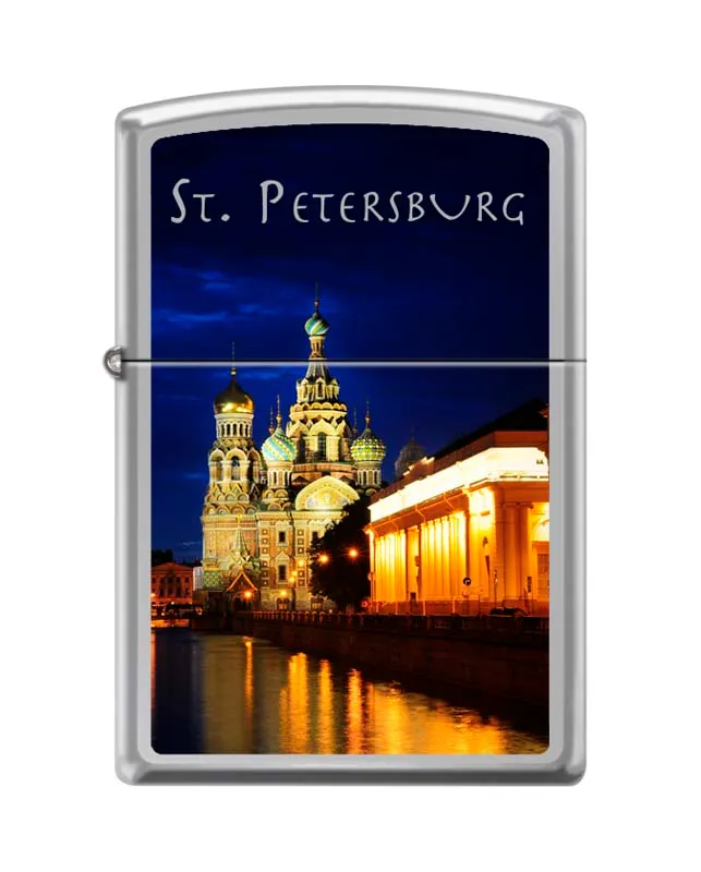 Зажигалка храм Спаса-на-Крови ZIPPO 250 ST PETERSBURG CHURCH