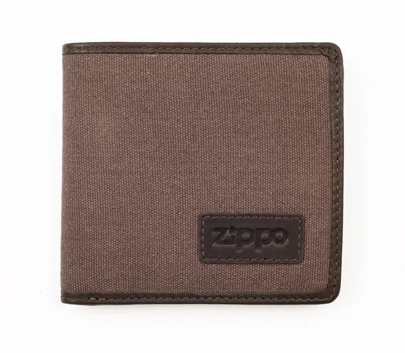 Портмоне из кожи и холщовой ткани ZIPPO 2005120