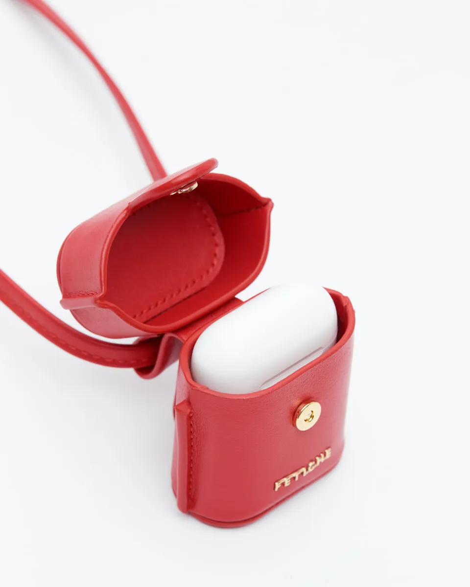 F.035. Ruby Red Красный футляр для наушников AirPods в красном цвете от FETICHE