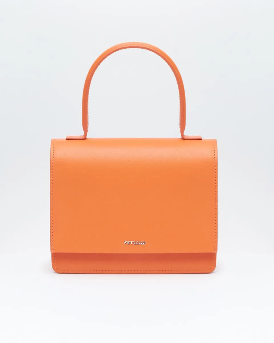 S.033. Orangerie Сумка Yoni Orangerie на короткой ручке из натуральной кожи от FETICHE