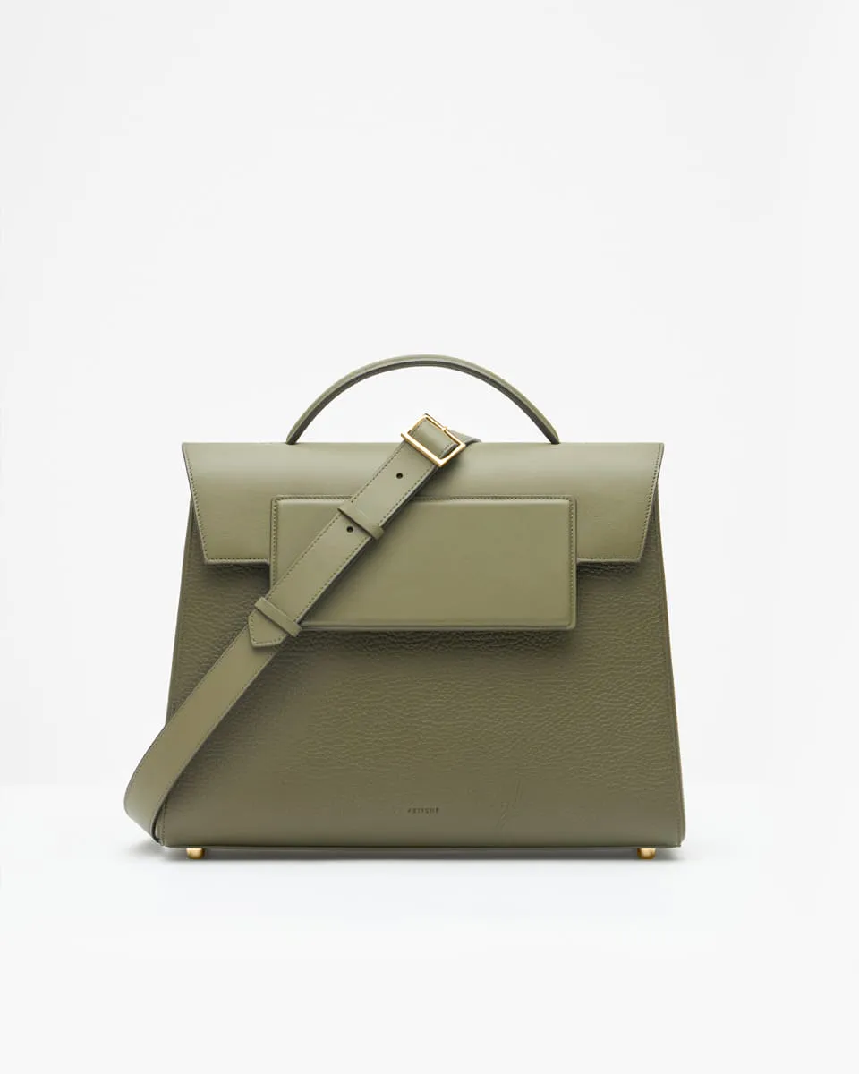S.039.light. Khaki Мягкая трапеция формата А4 Cappuccino от FETICHE