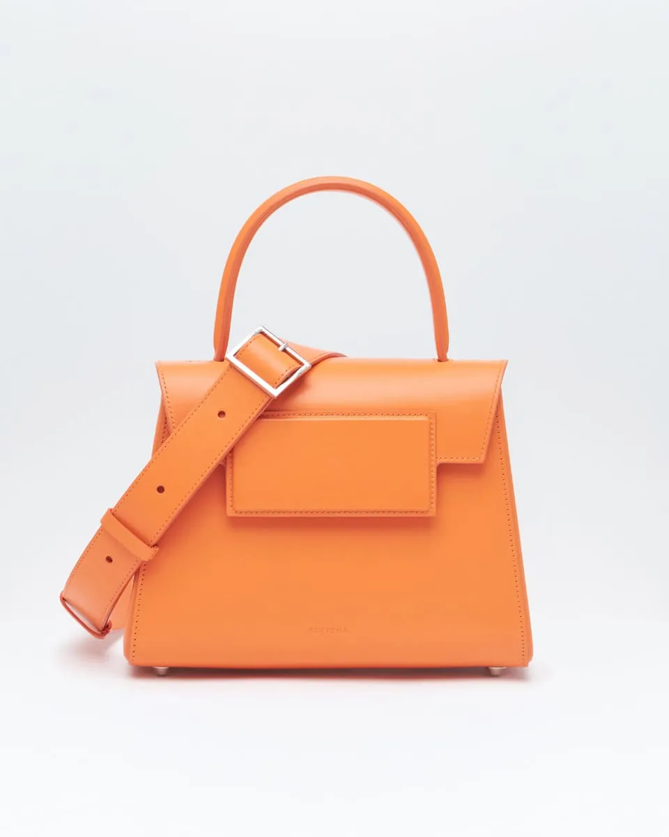 S.039.mini. Orangerie Женская сумка трапеция мини Orangerie из натуральной кожи от FETICHE
