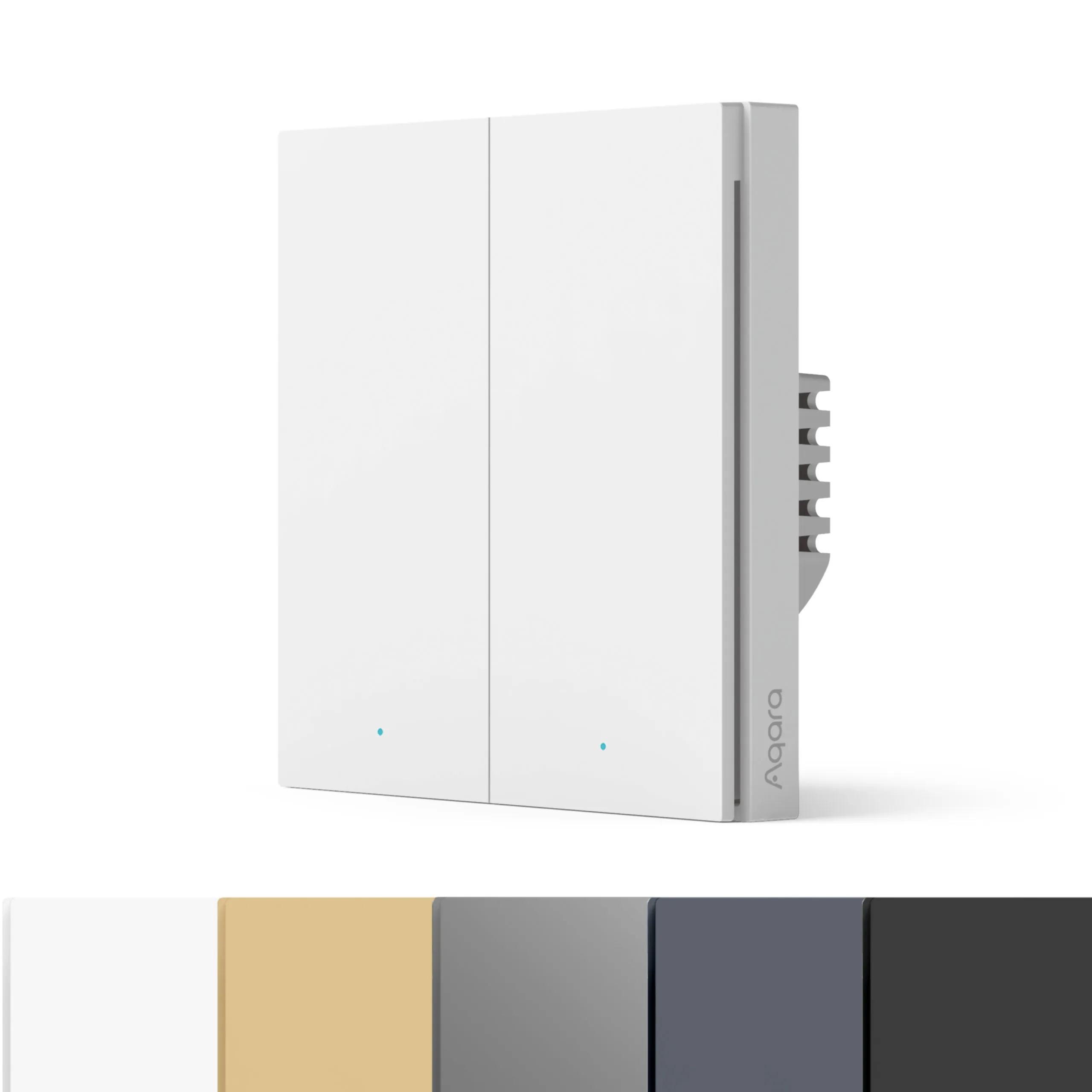 WS-EUK04 Выключатель двухклавишный с нейтралью | Aqara Smart Wall Switch H1 EU (With Neutral, Double Rocker)